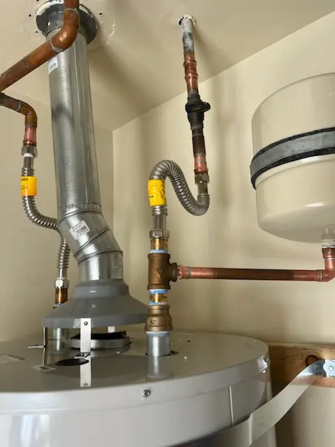 Water heater installation and plumbing repair in Stocksville